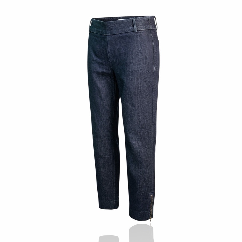 J. Crew Y2K ‘City Fit’ Side Zip Detail Denim Skinny Jeans in Dark Rinse Wash 00